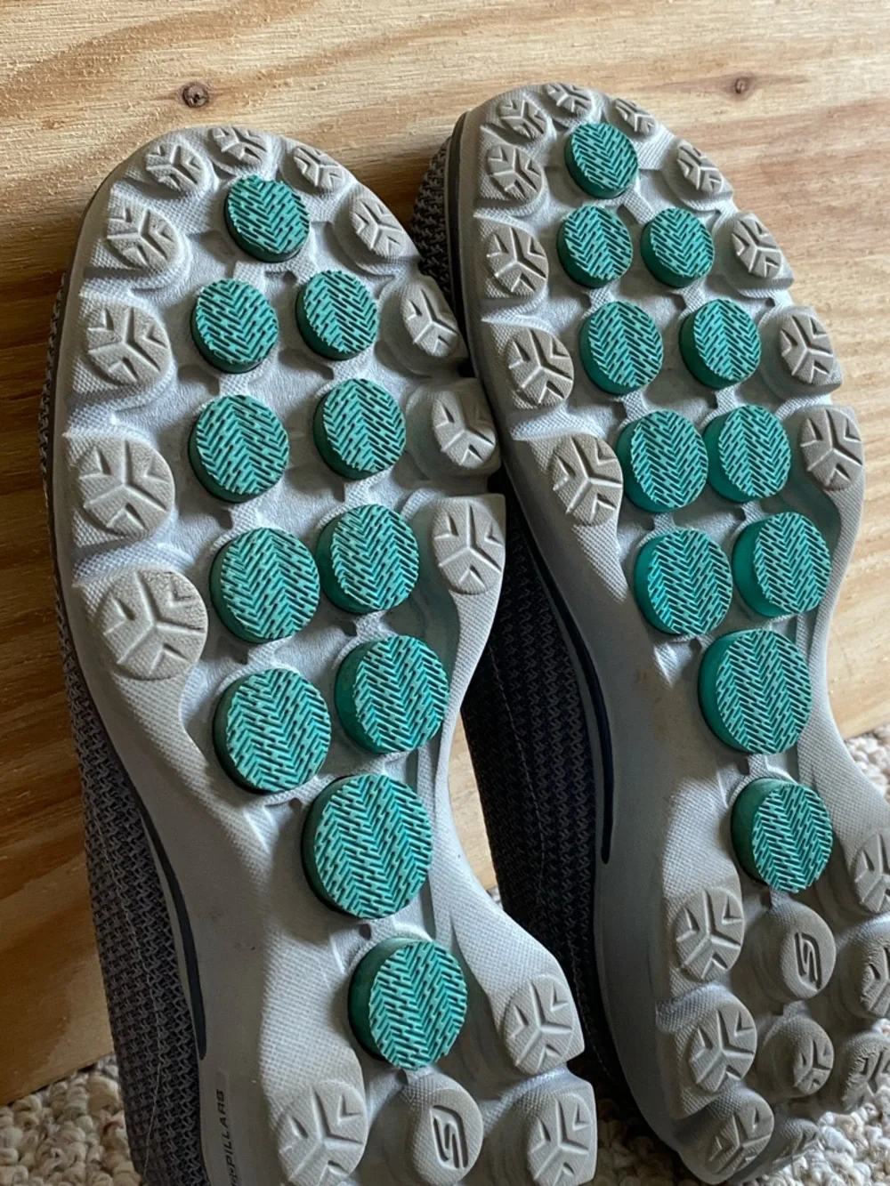Skechers Go Walk 3 Slip-On Walking Sneakers in Gray with Pink Insole 8.5 - Picture 8 of 14
